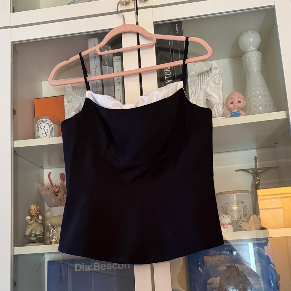 MOTF Black and White Camisole Top